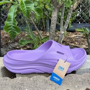 Hoka Ora Recovery 3 Slides Mens 12 Violet Bloom